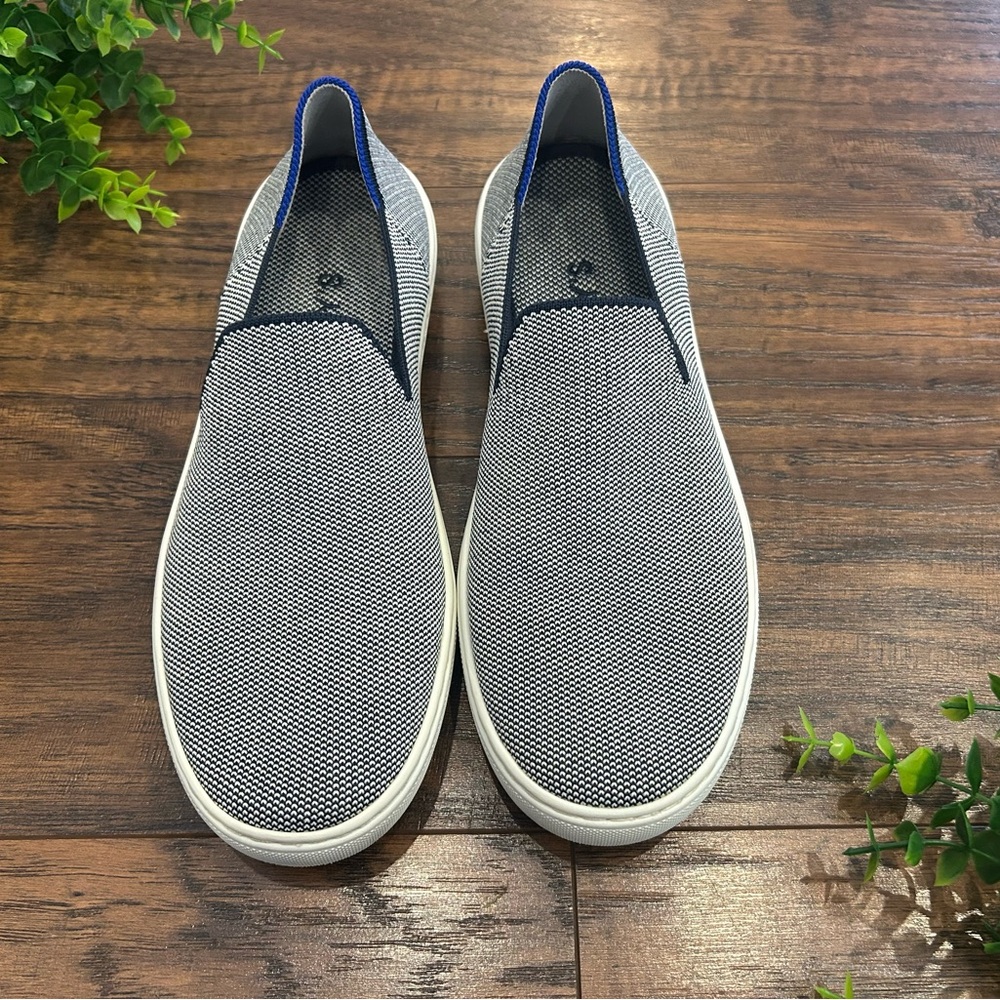ROTHYS Women’s Slip-On Anchor Textile Shoes Loafers Sneakers - size 8.5
